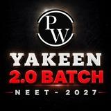 Yakeen 2.0 alpha Pw lectures 2027